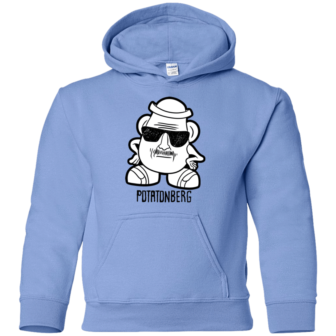Sweatshirts Carolina Blue / YS Potatonberg Youth Hoodie