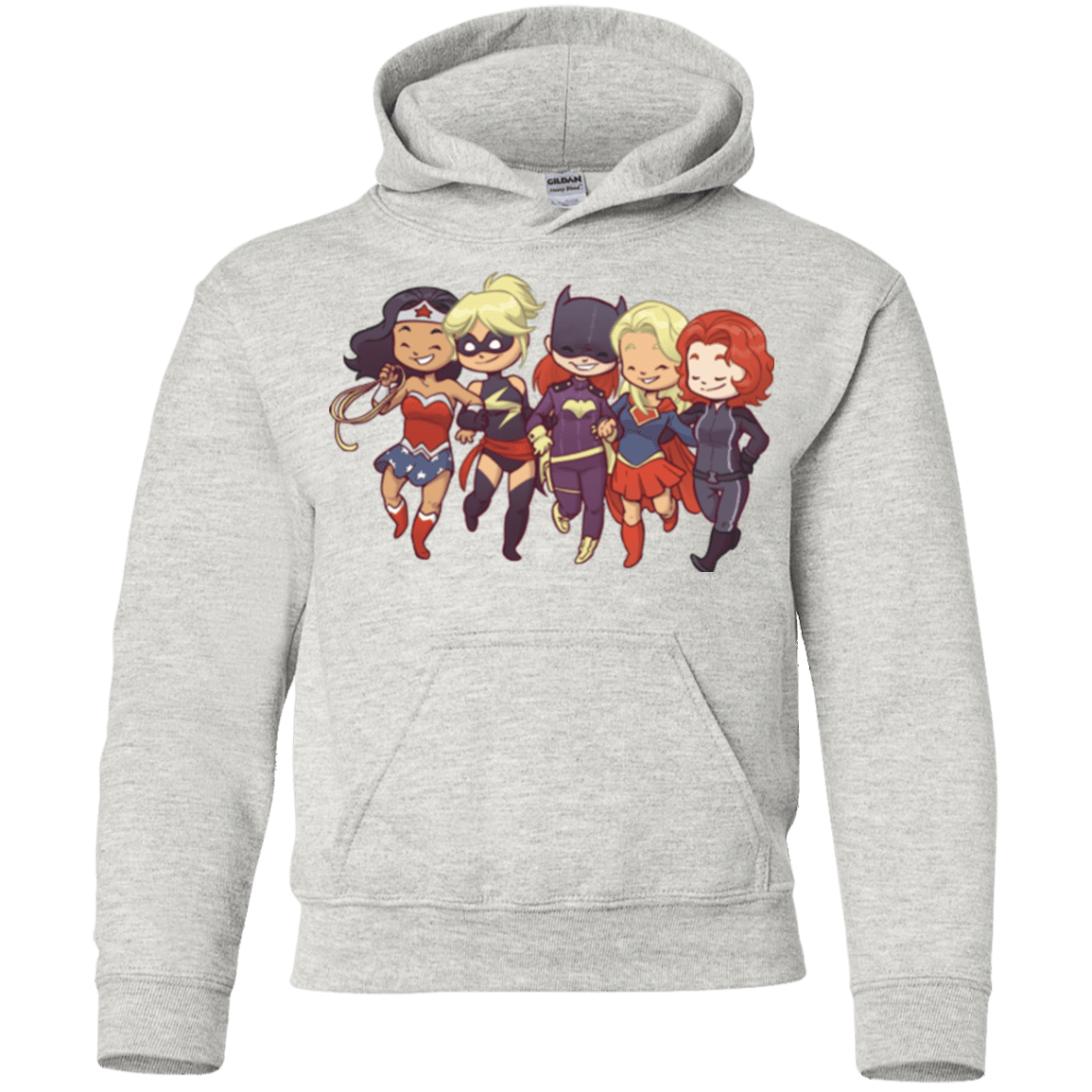 Sweatshirts Ash / YS Power Girls Youth Hoodie