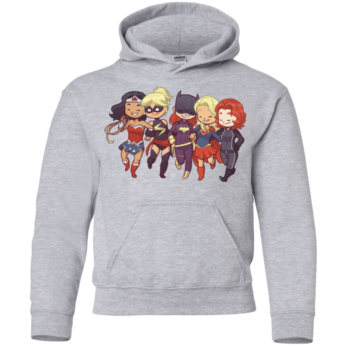 Sweatshirts Sport Grey / YS Power Girls Youth Hoodie