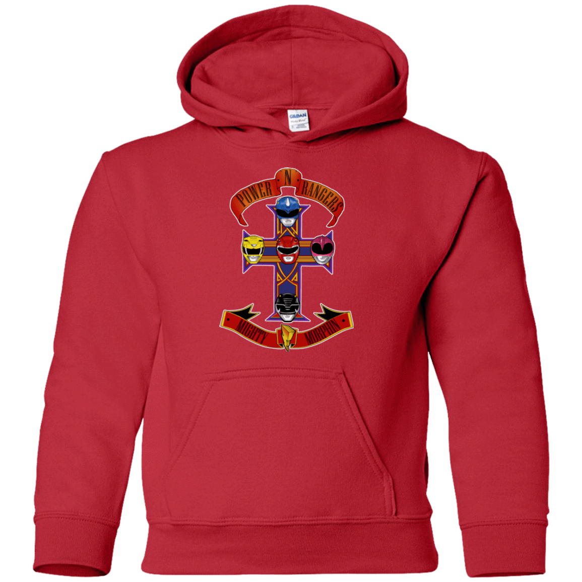Sweatshirts Red / YS Power N Rangers Youth Hoodie