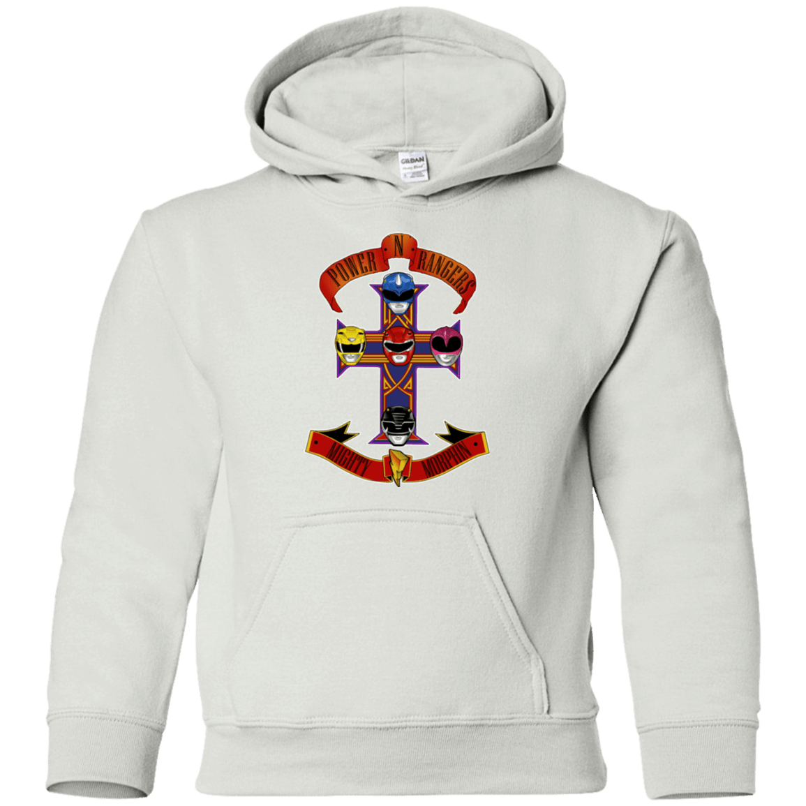 Sweatshirts White / YS Power N Rangers Youth Hoodie