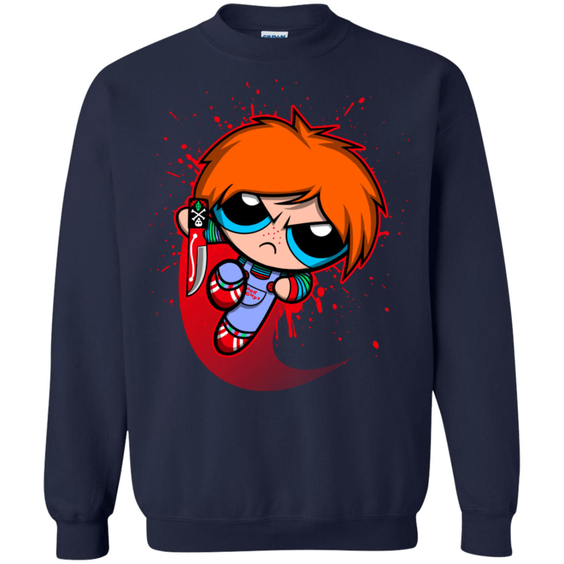 Sweatshirts Navy / S Powerchuck Toy Crewneck Sweatshirt
