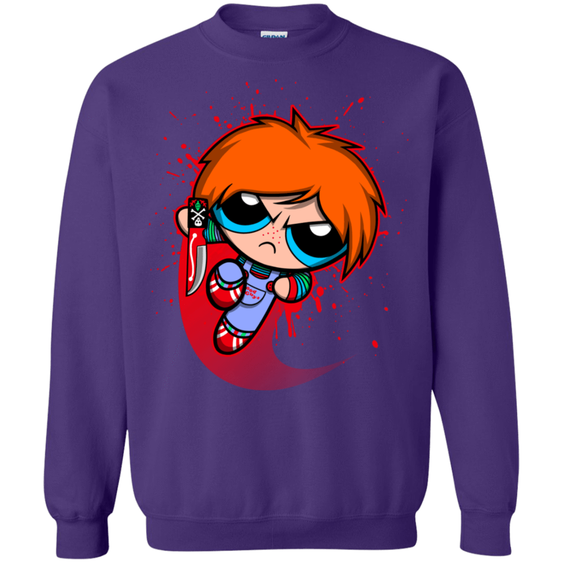 Sweatshirts Purple / S Powerchuck Toy Crewneck Sweatshirt
