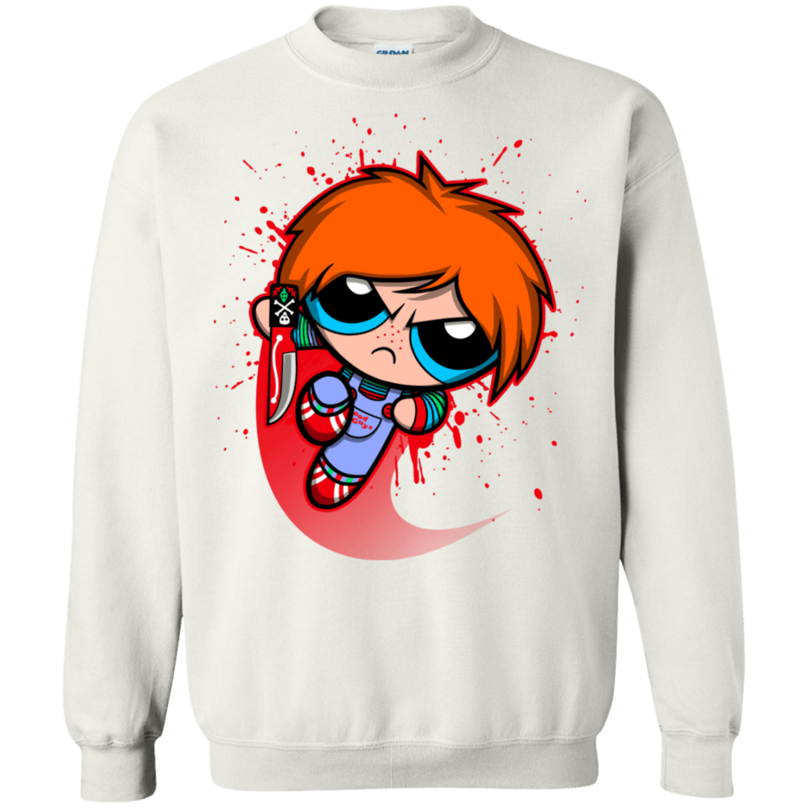 Sweatshirts White / S Powerchuck Toy Crewneck Sweatshirt