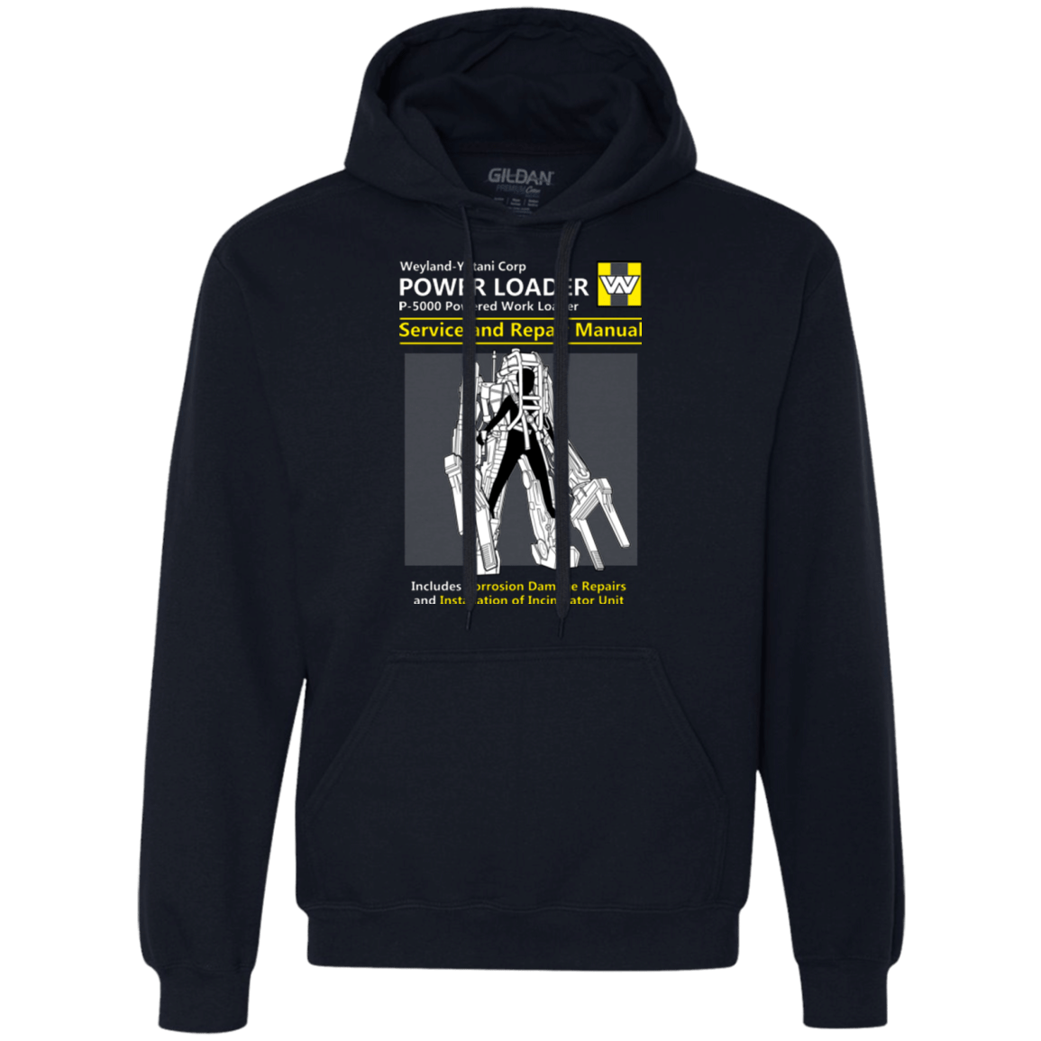 Sweatshirts Navy / Small POWERLOADER SERVICE AND REPAIR MANUAL Premium Fleece Hoodie
