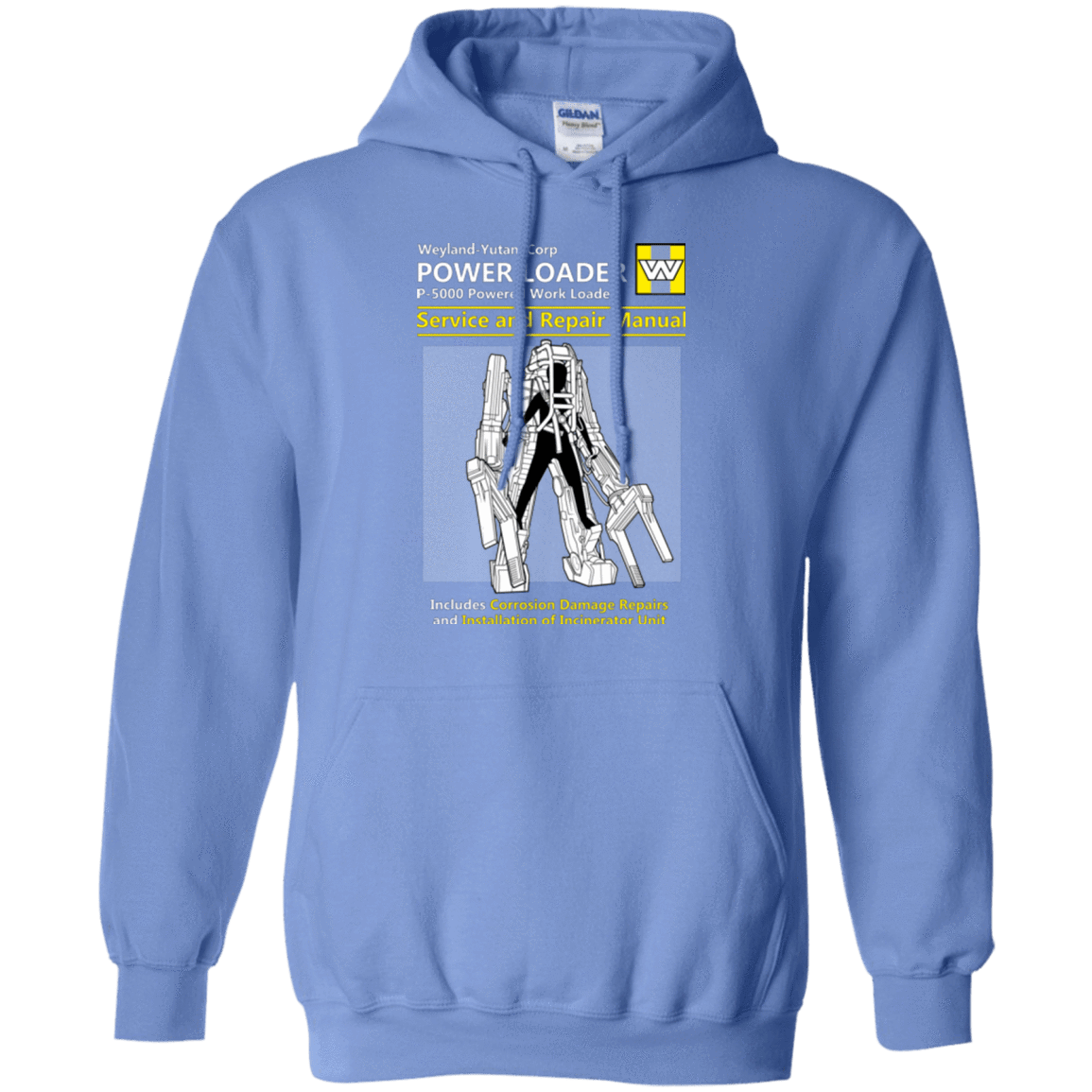 Sweatshirts Carolina Blue / Small POWERLOADER SERVICE AND REPAIR MANUAL Pullover Hoodie