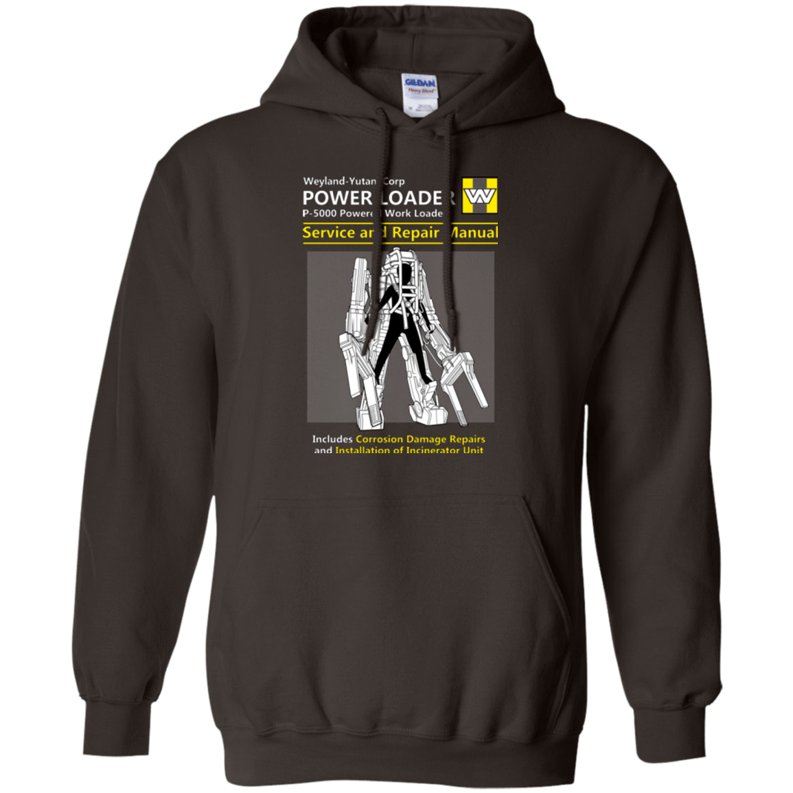 Sweatshirts Dark Chocolate / Small POWERLOADER SERVICE AND REPAIR MANUAL Pullover Hoodie