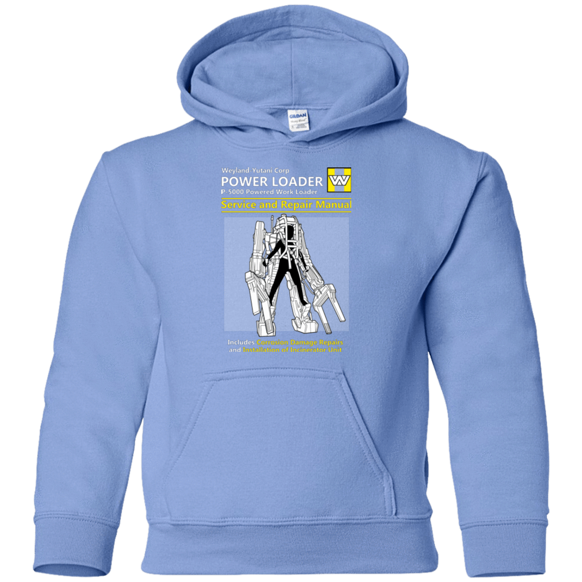 Sweatshirts Carolina Blue / YS POWERLOADER SERVICE AND REPAIR MANUAL Youth Hoodie