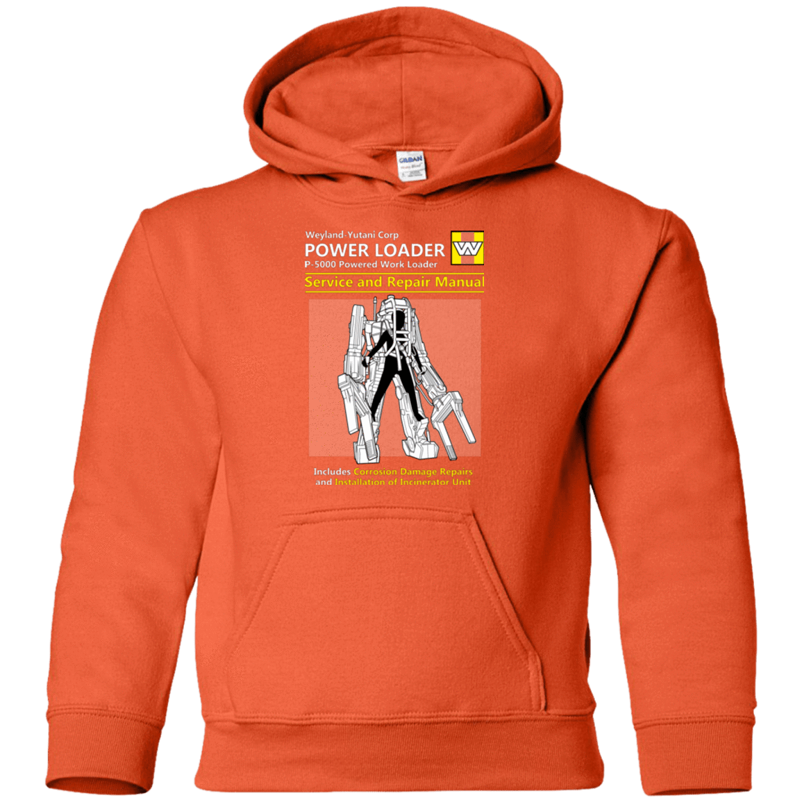 Sweatshirts Orange / YS POWERLOADER SERVICE AND REPAIR MANUAL Youth Hoodie