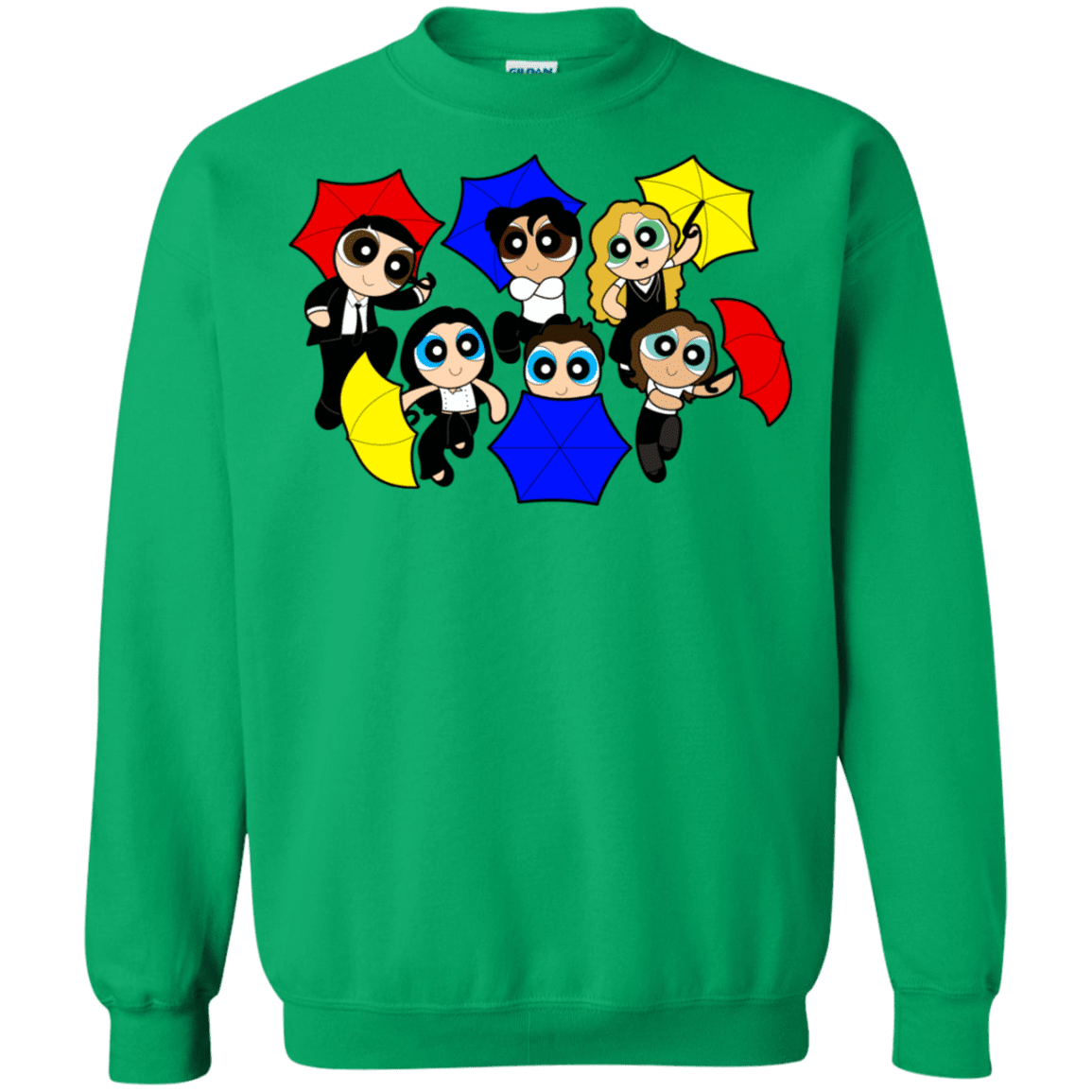 Sweatshirts Irish Green / S Powerpuff Friends Crewneck Sweatshirt