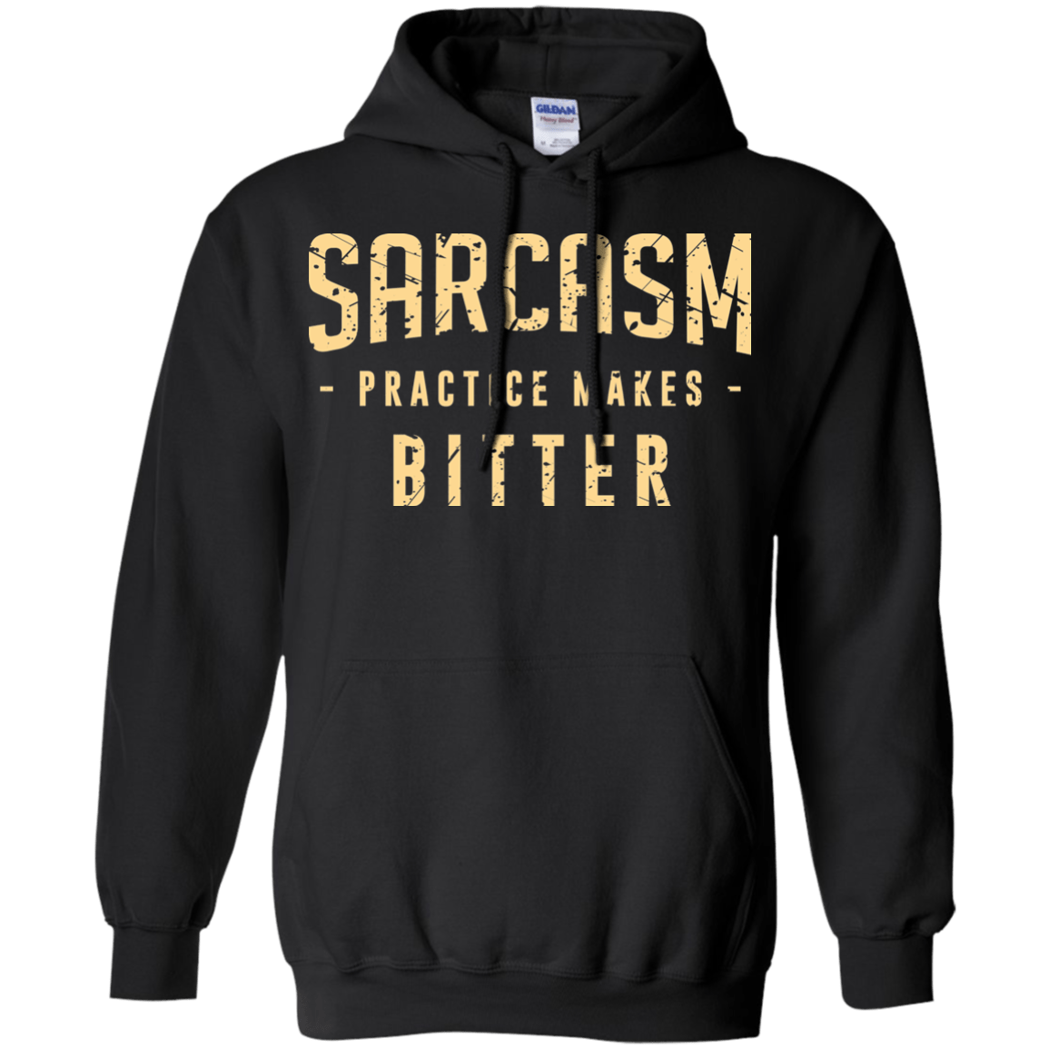 Sweatshirts Black / Small PRACTICE MAKES BITTER Pullover Hoodie