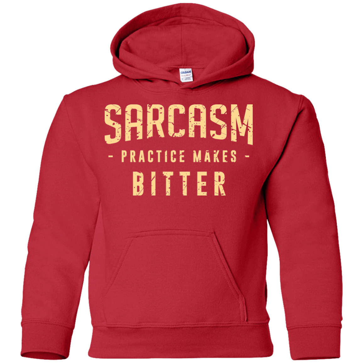 Sweatshirts Red / YS PRACTICE MAKES BITTER Youth Hoodie