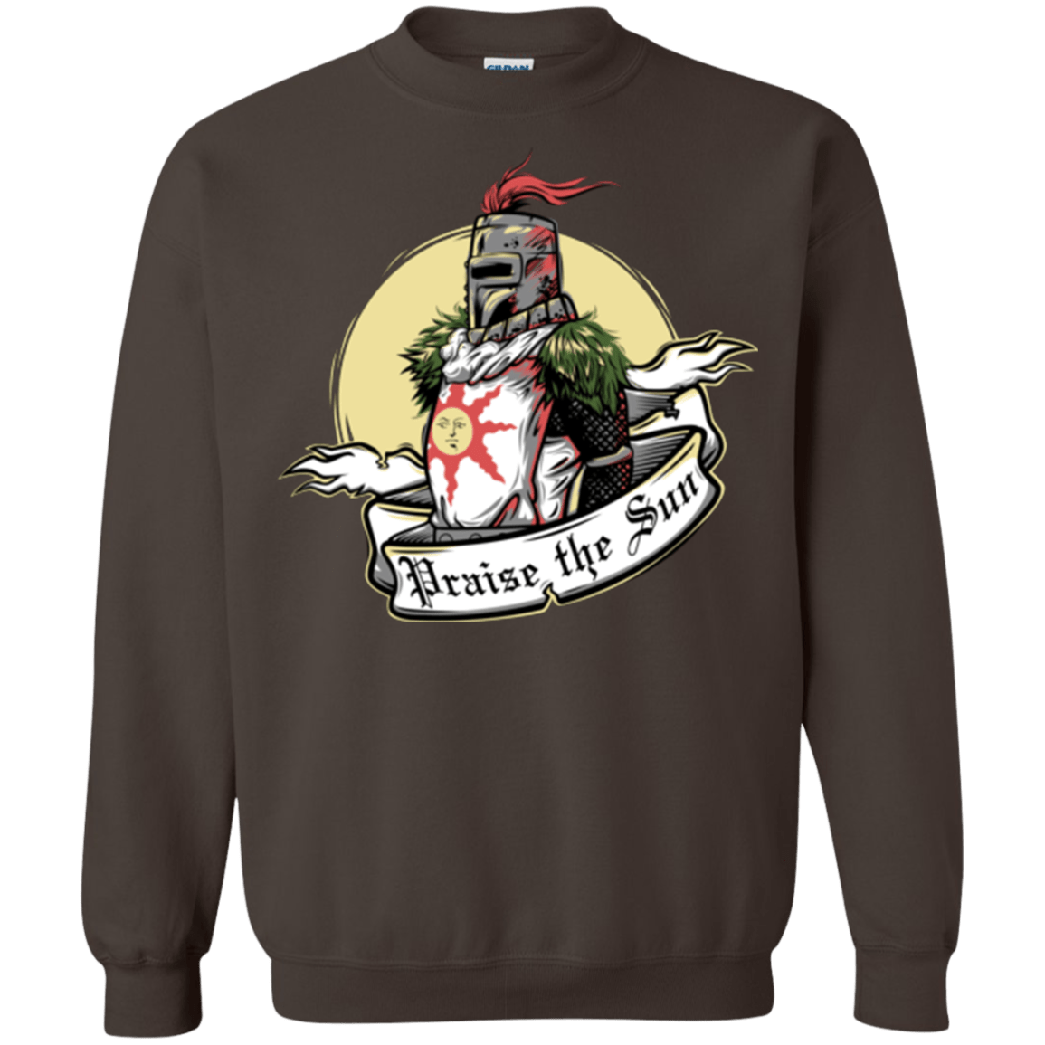 Sweatshirts Dark Chocolate / Small Praise the Sun Crewneck Sweatshirt