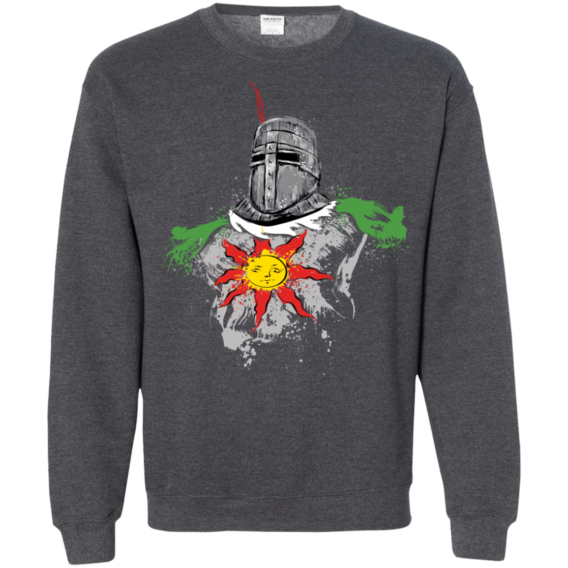 Sweatshirts Dark Heather / Small Praise the sun Crewneck Sweatshirt