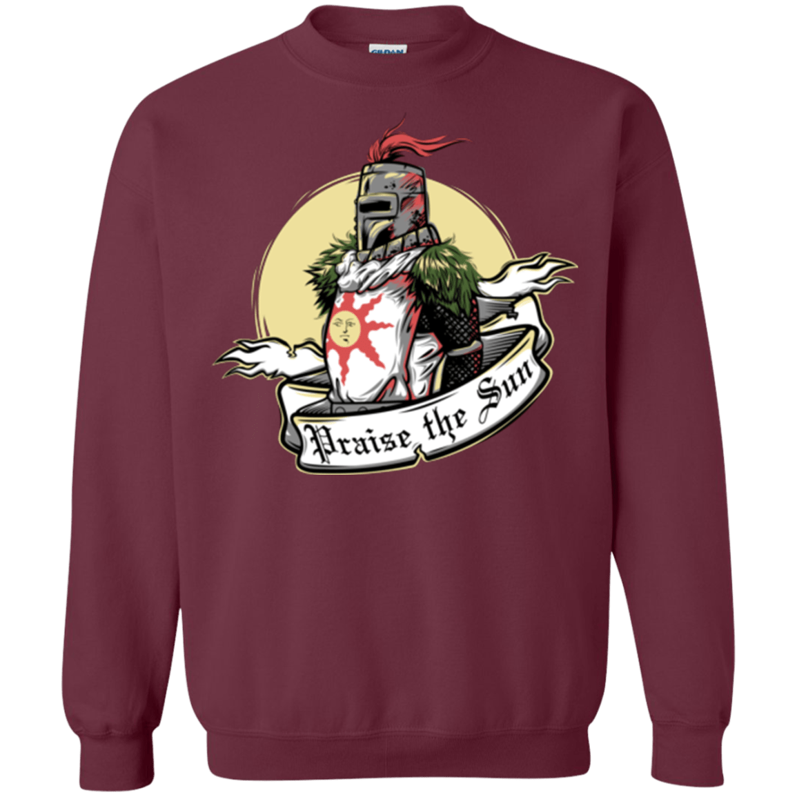 Sweatshirts Maroon / Small Praise the Sun Crewneck Sweatshirt