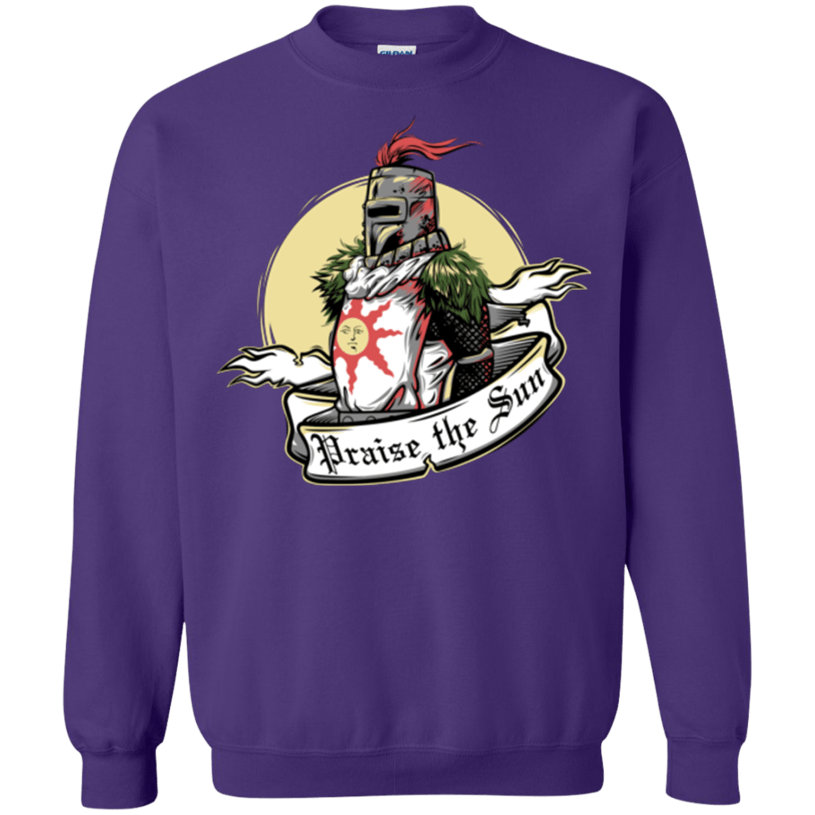 Sweatshirts Purple / Small Praise the Sun Crewneck Sweatshirt