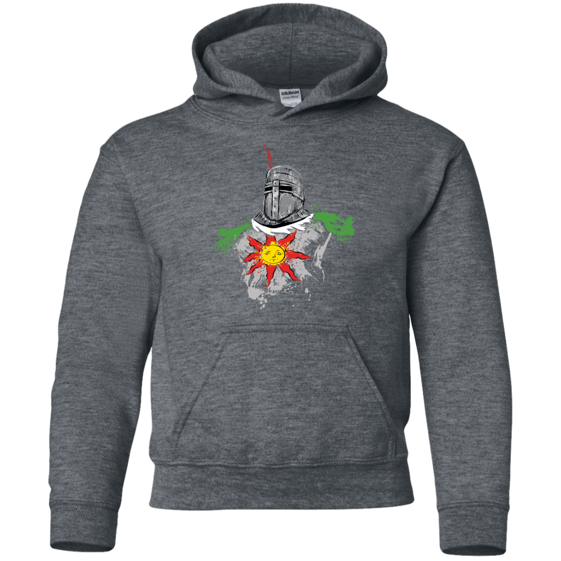 Sweatshirts Dark Heather / YS Praise the sun Youth Hoodie