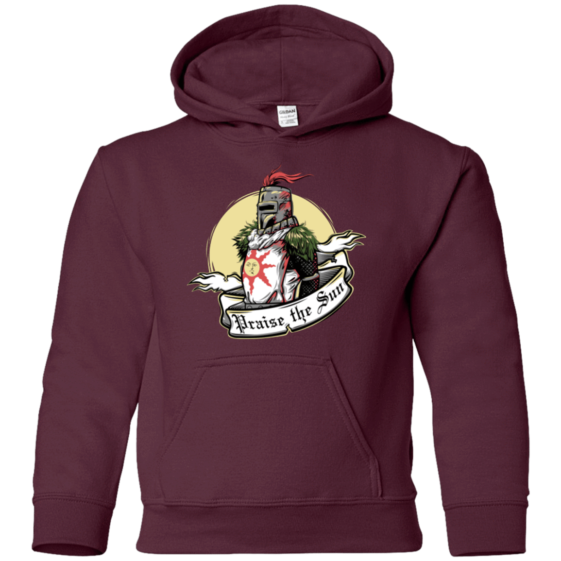 Sweatshirts Maroon / YS Praise the Sun Youth Hoodie