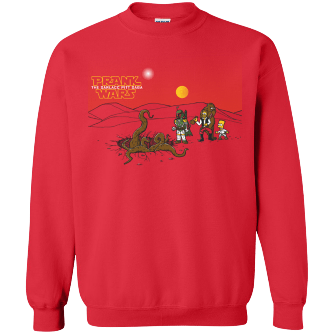 Sweatshirts Red / S Prank Wars Crewneck Sweatshirt