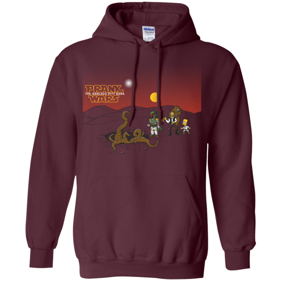 Sweatshirts Maroon / S Prank Wars Pullover Hoodie