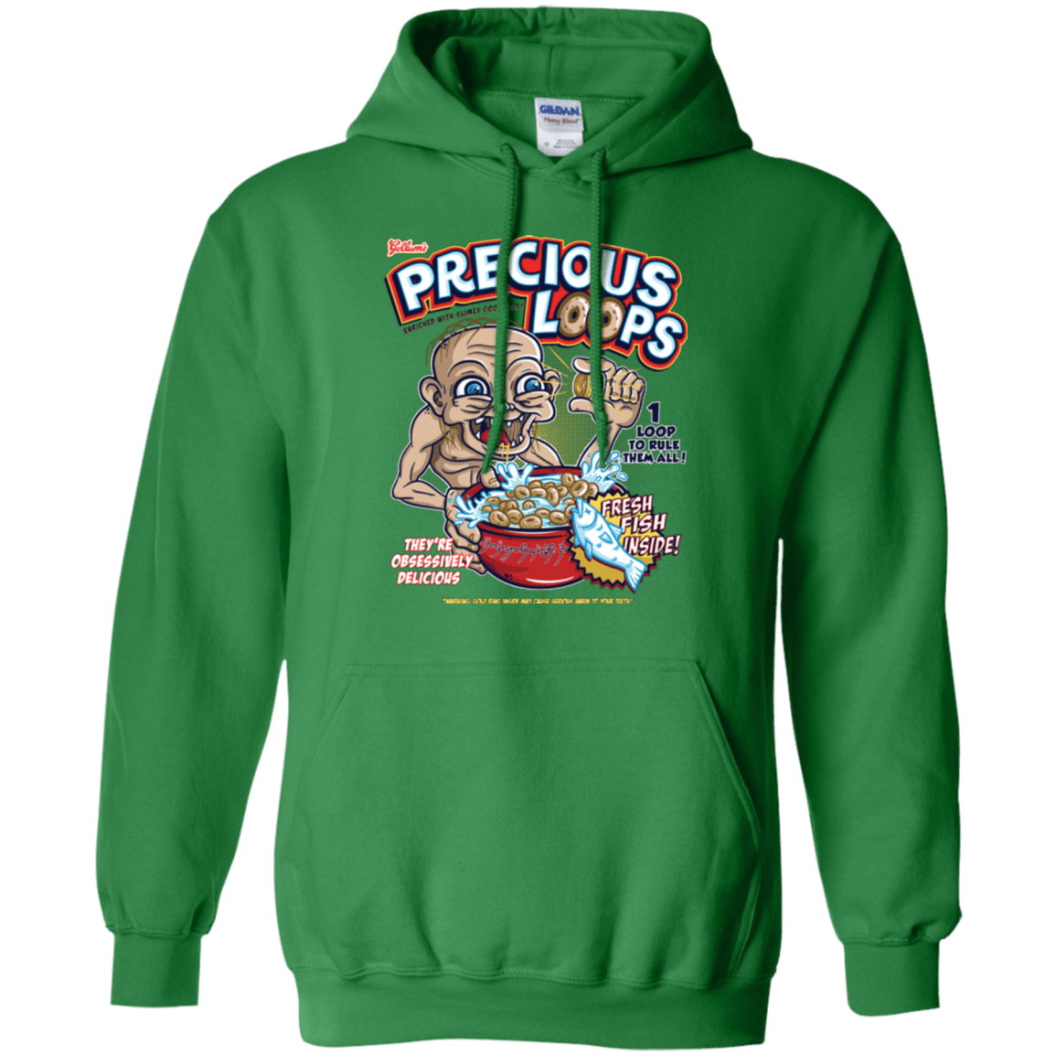 Sweatshirts Irish Green / Small Precious Loops Pullover Hoodie