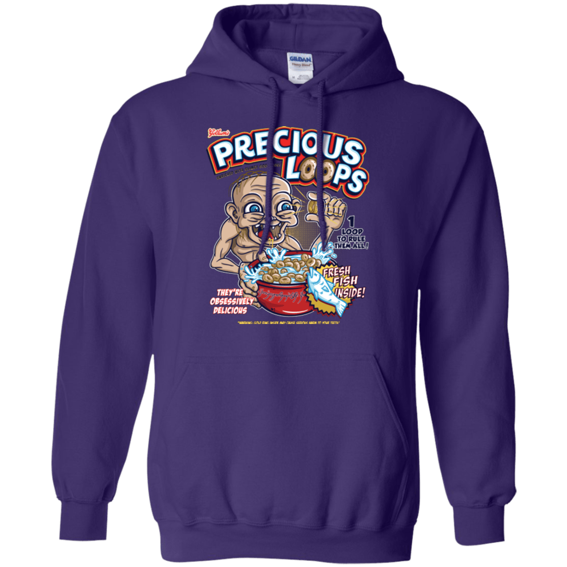 Sweatshirts Purple / Small Precious Loops Pullover Hoodie