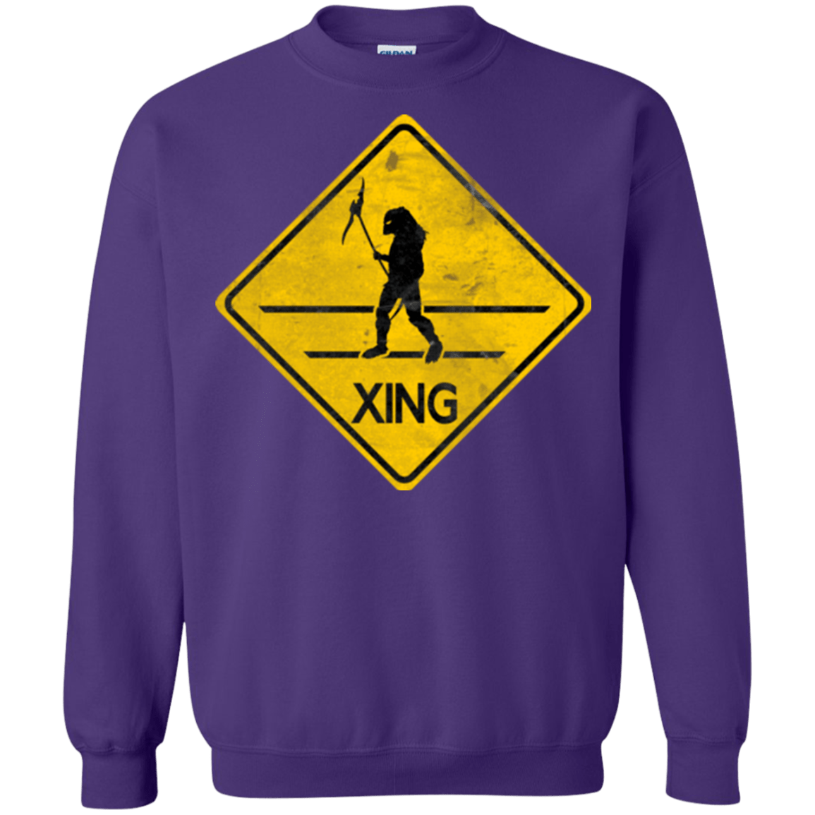 Sweatshirts Purple / Small Predator Crossing Crewneck Sweatshirt