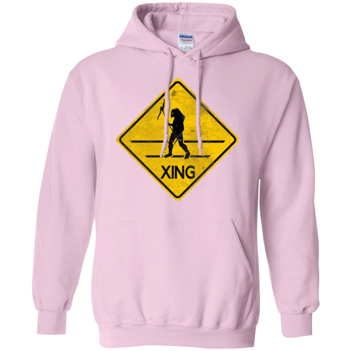 Sweatshirts Light Pink / Small Predator Crossing Pullover Hoodie