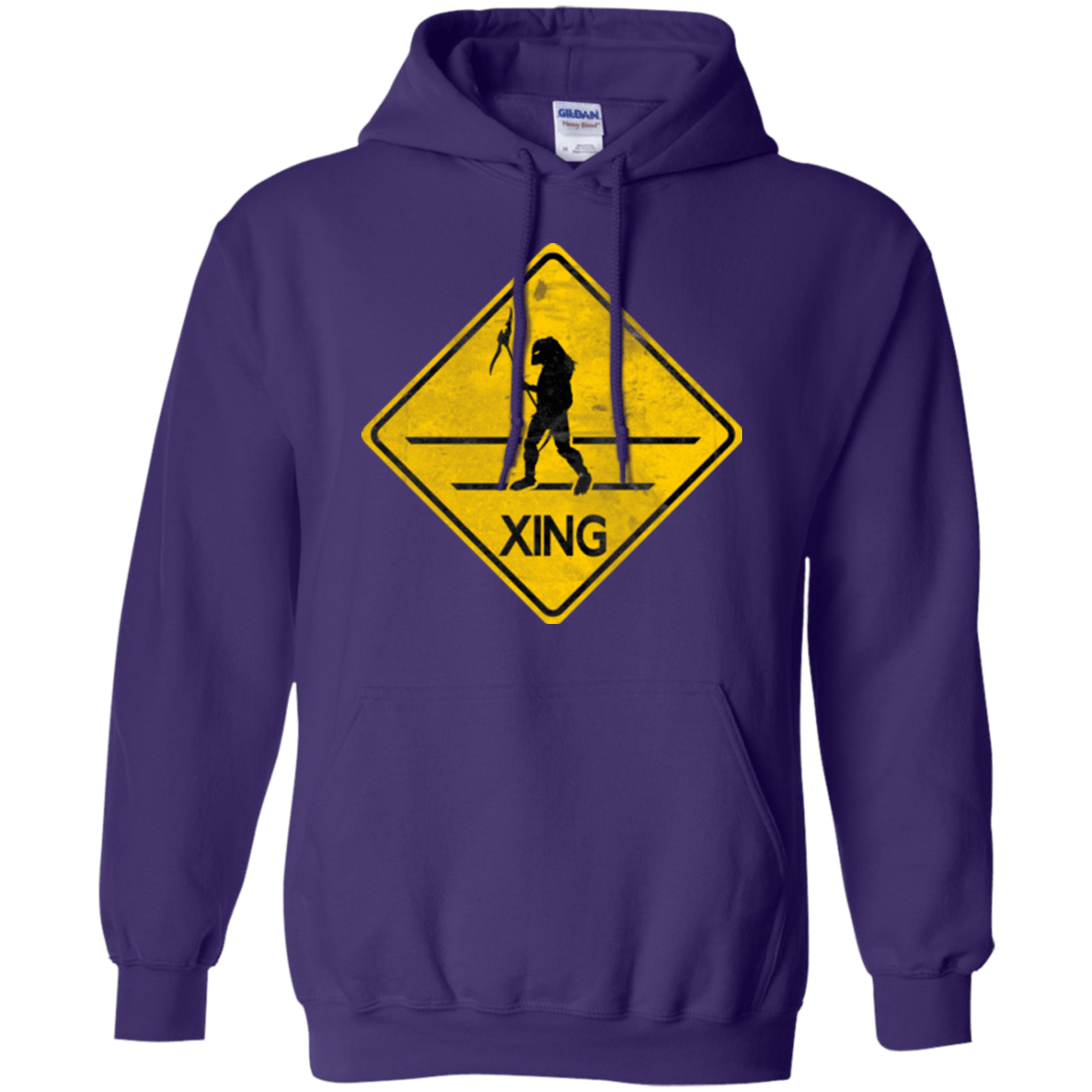 Sweatshirts Purple / Small Predator Crossing Pullover Hoodie