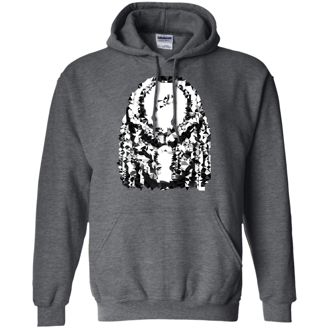 Sweatshirts Dark Heather / S Predator Pixel Pullover Hoodie