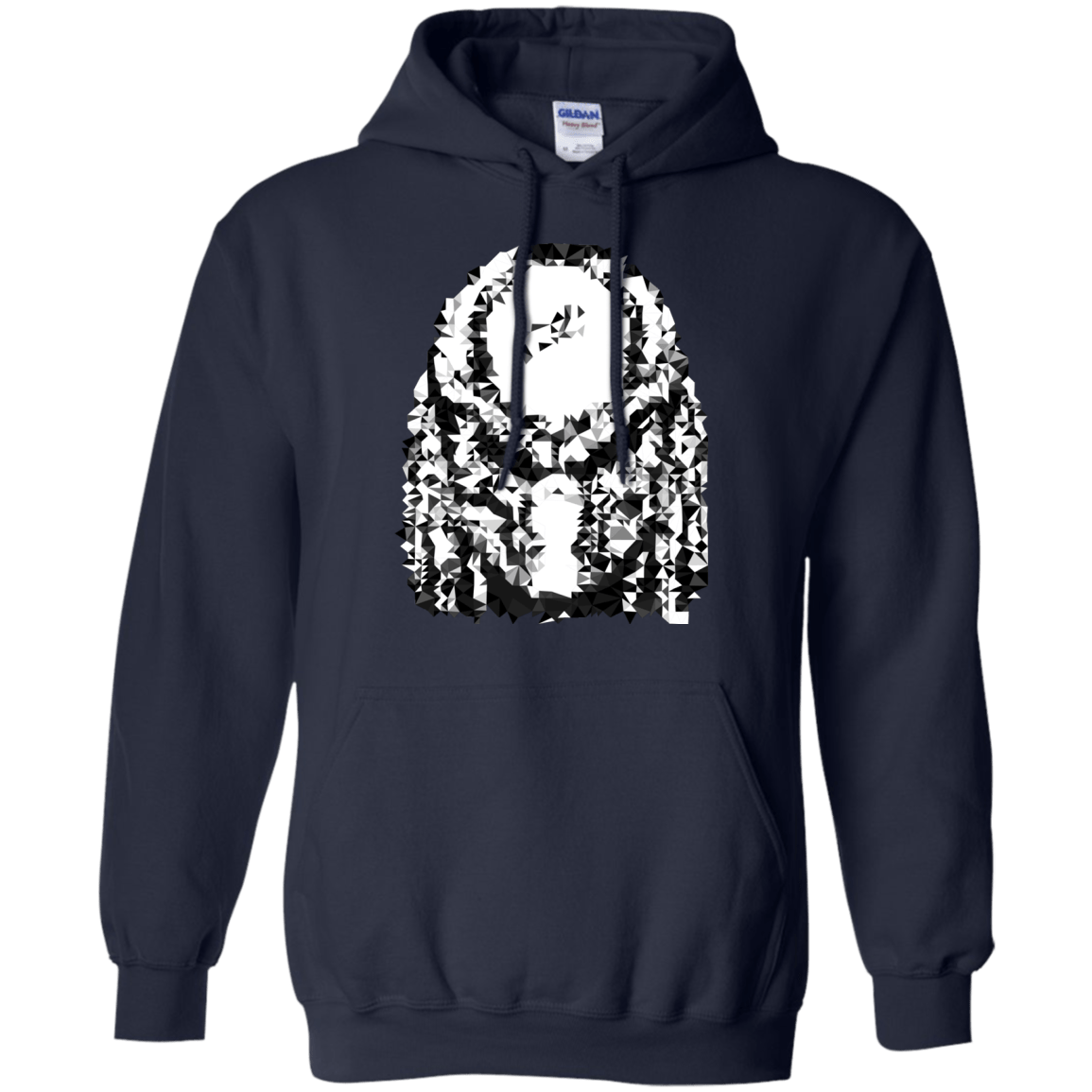Sweatshirts Navy / S Predator Pixel Pullover Hoodie