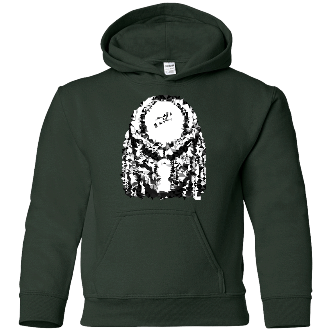 Sweatshirts Forest Green / YS Predator Pixel Youth Hoodie