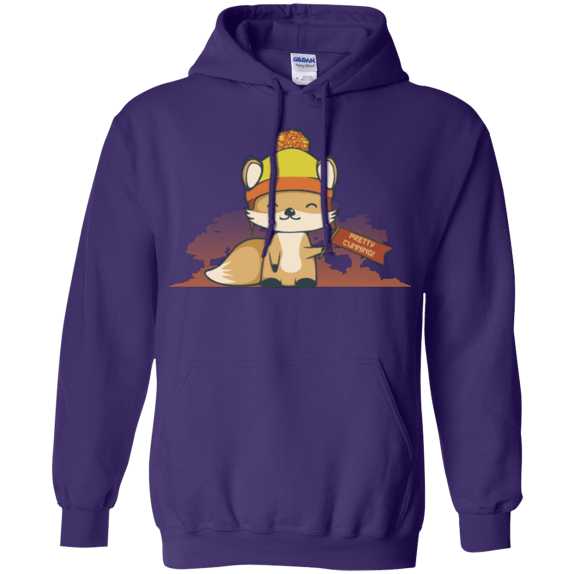 Sweatshirts Purple / Small Pretty Cunning Pullover Hoodie