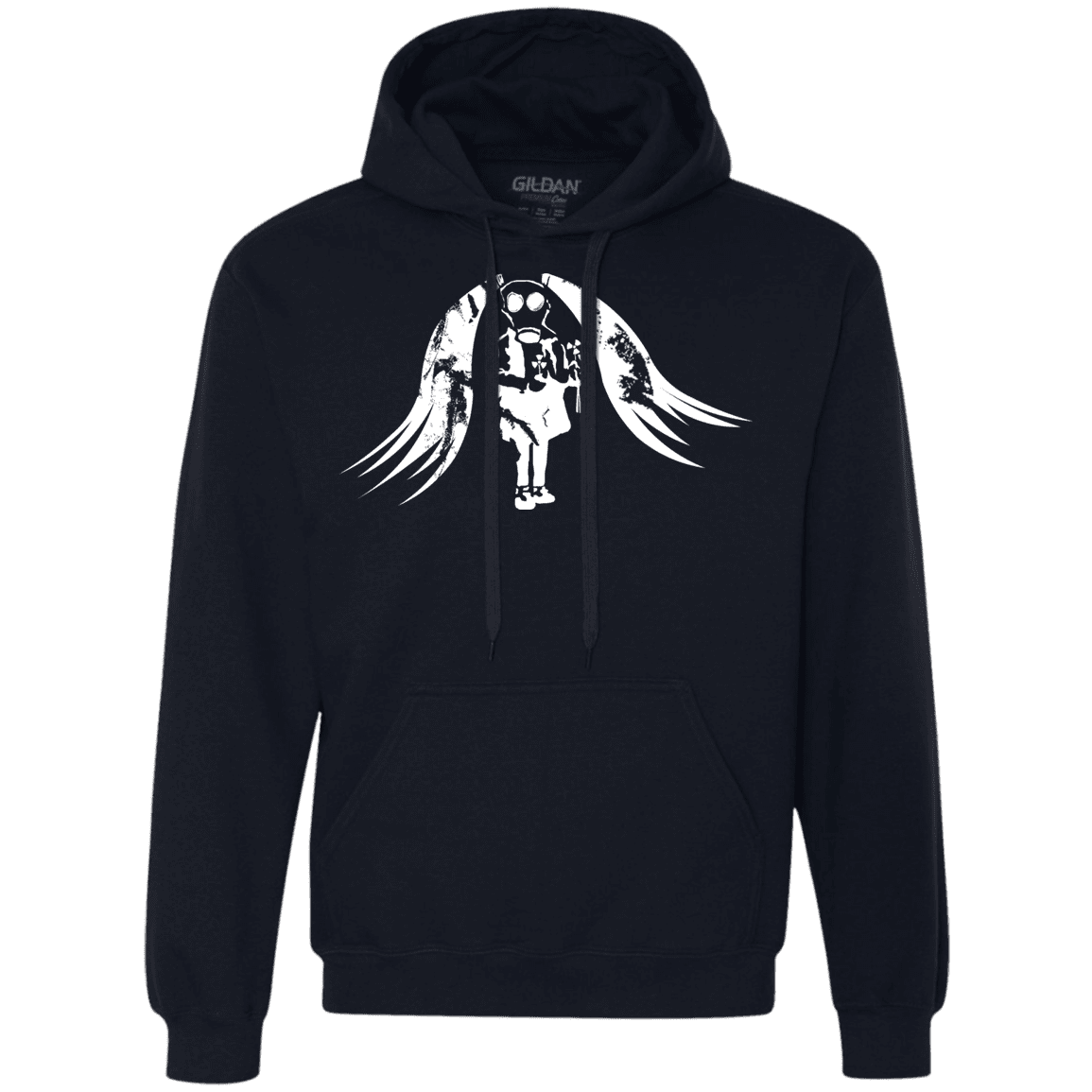 Sweatshirts Navy / S Pretty Mask Premium Fleece Hoodie