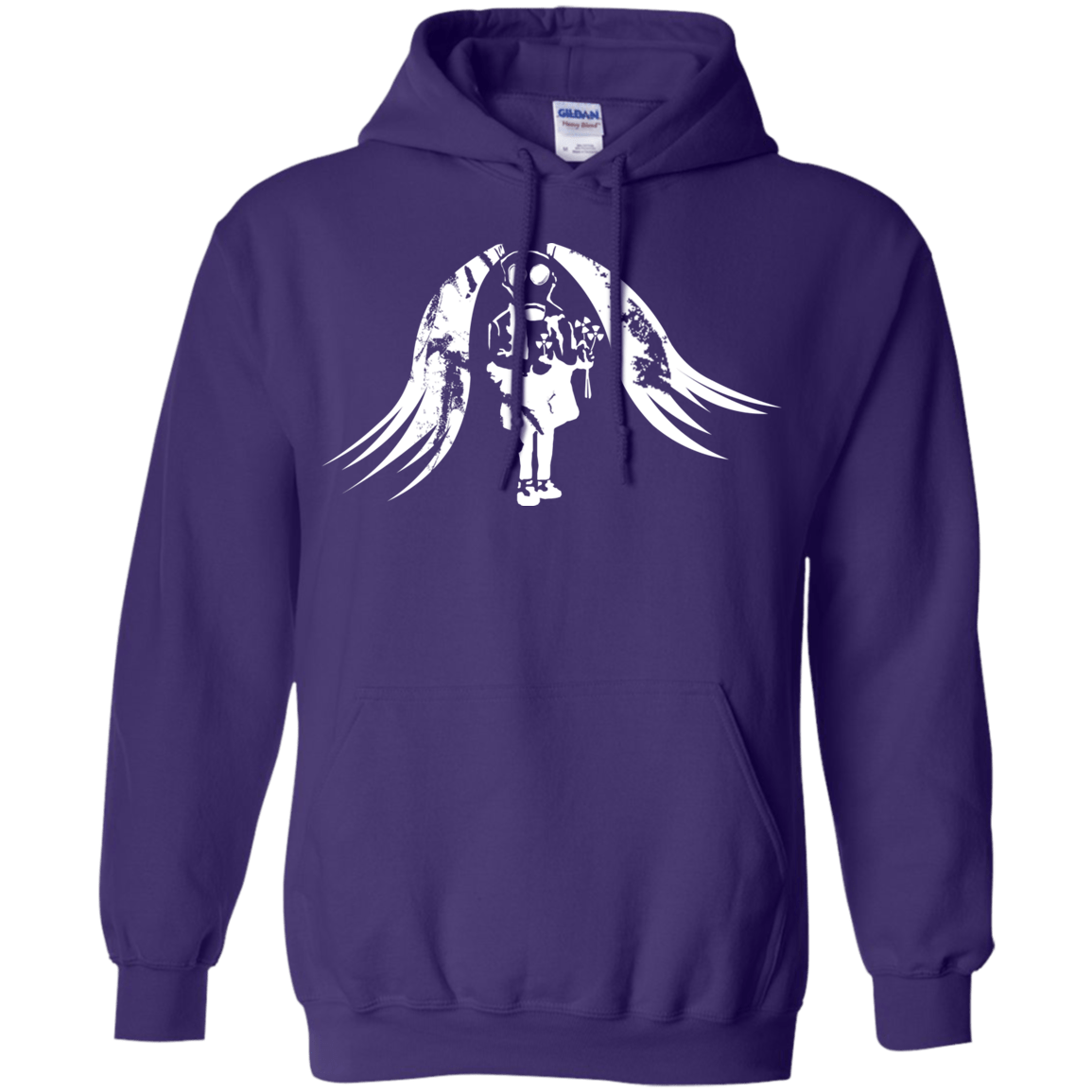 Sweatshirts Purple / S Pretty Mask Pullover Hoodie