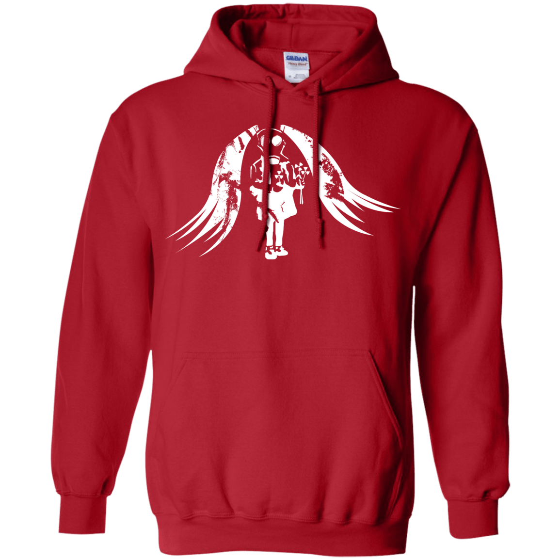Sweatshirts Red / S Pretty Mask Pullover Hoodie