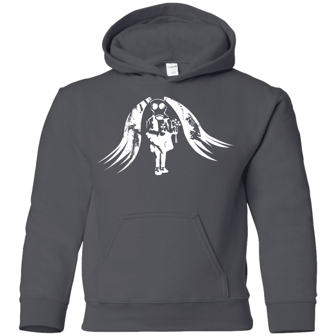 Sweatshirts Charcoal / YS Pretty Mask Youth Hoodie