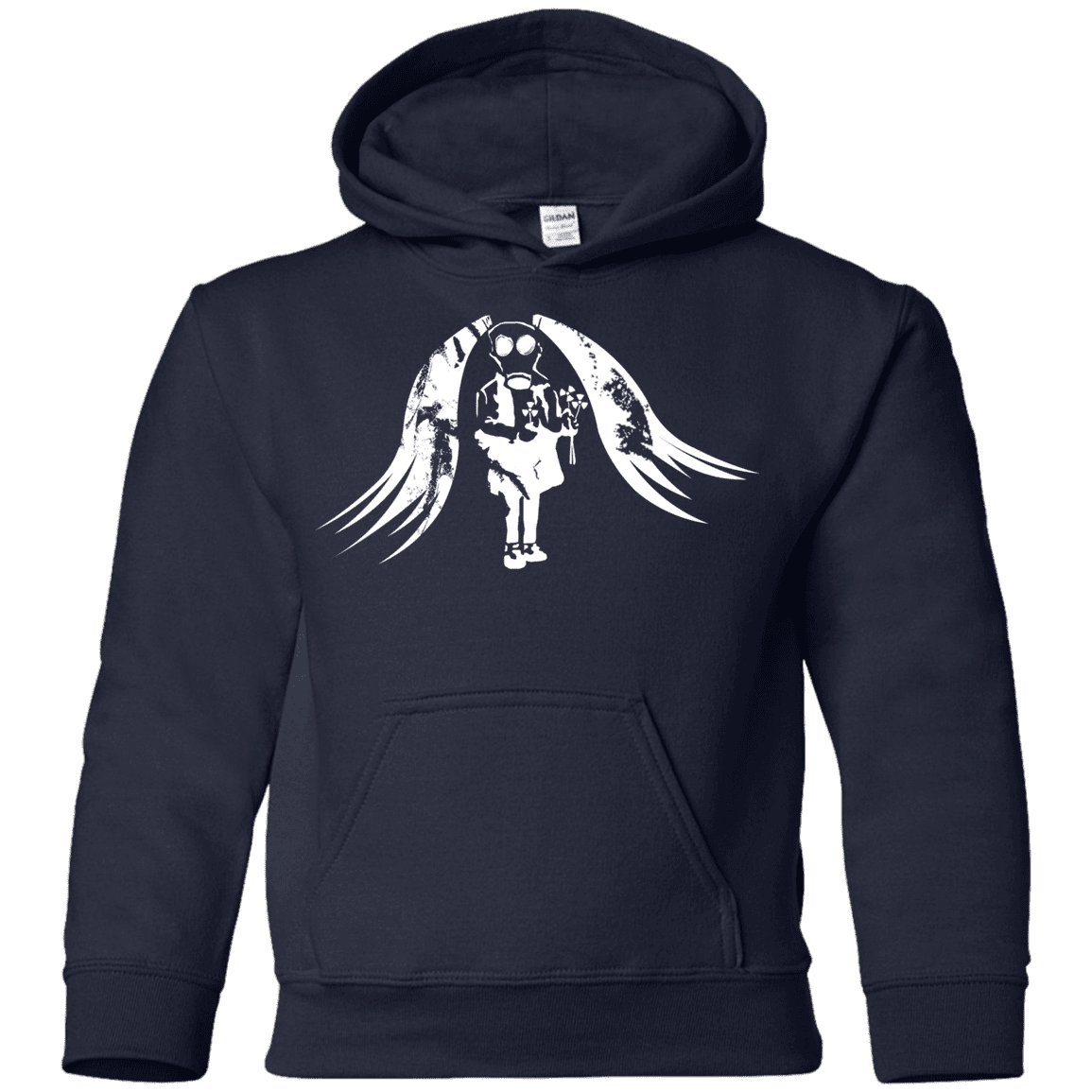 Sweatshirts Navy / YS Pretty Mask Youth Hoodie