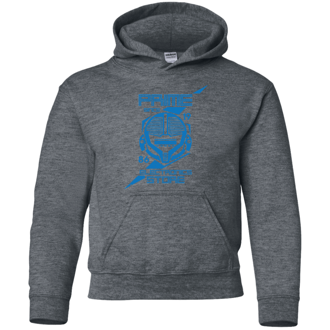 Sweatshirts Dark Heather / YS Prime electronics Youth Hoodie