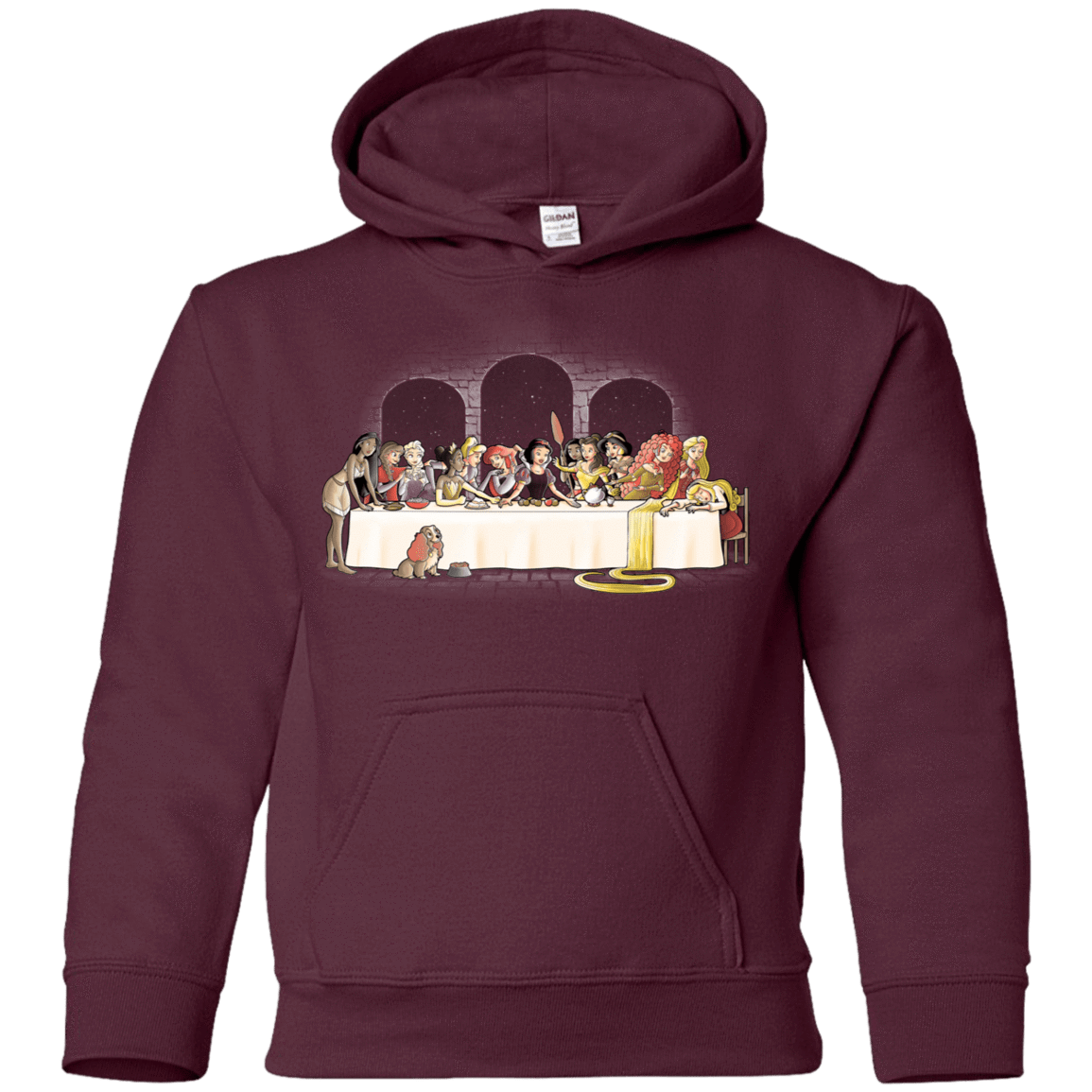 Sweatshirts Maroon / YS Princess Dinner (2) Youth Hoodie