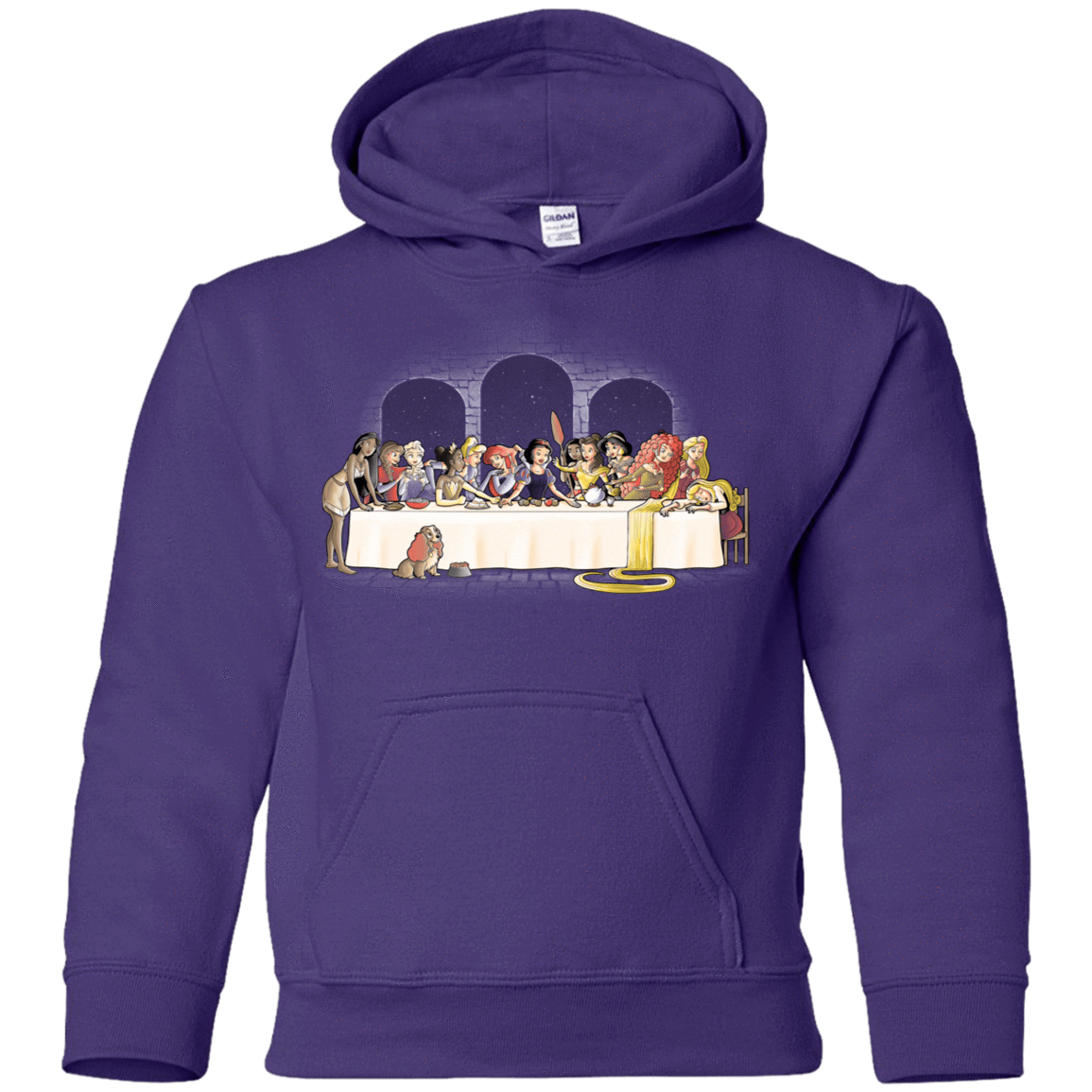 Sweatshirts Purple / YS Princess Dinner (2) Youth Hoodie