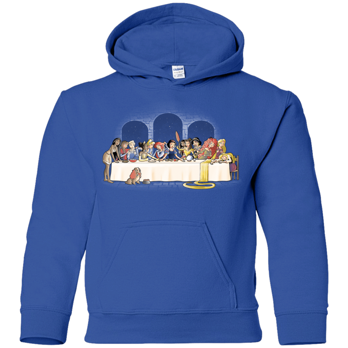 Sweatshirts Royal / YS Princess Dinner (2) Youth Hoodie