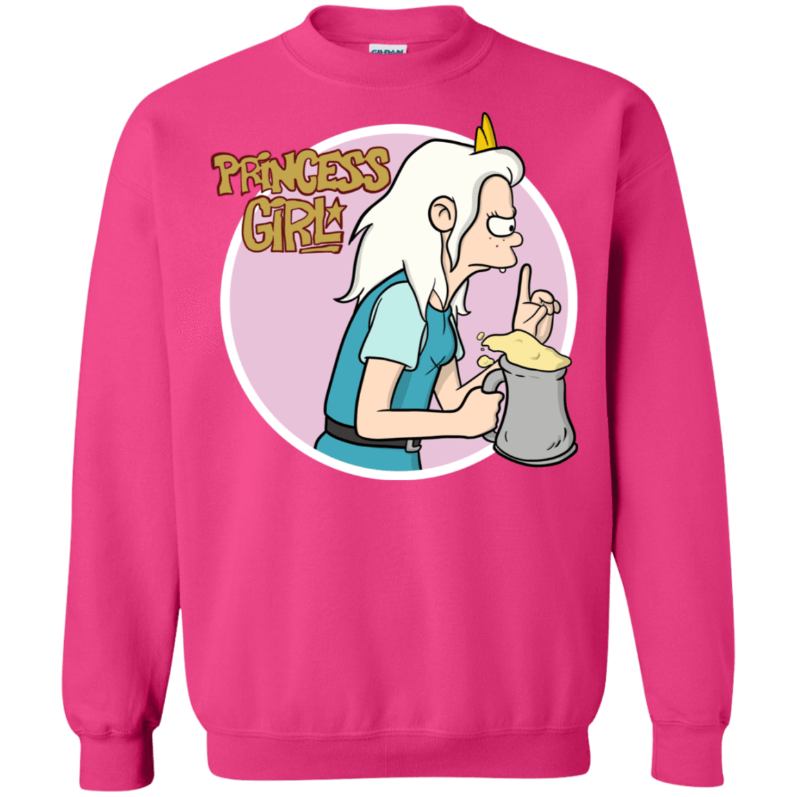 Sweatshirts Heliconia / S Princess Girl Crewneck Sweatshirt