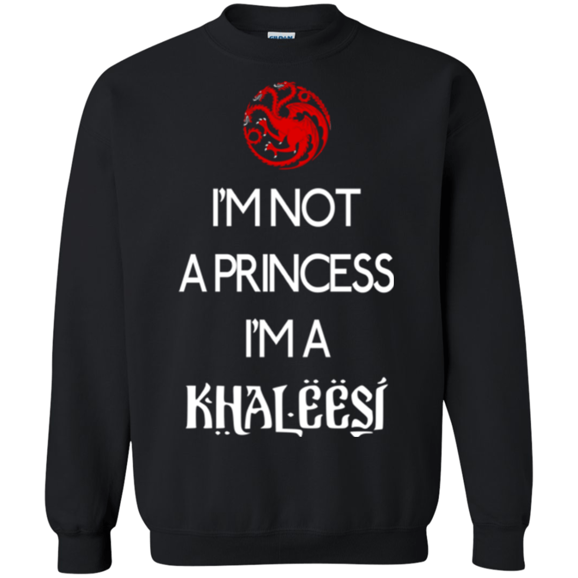 Sweatshirts Black / Small Princess Khaleesi Crewneck Sweatshirt