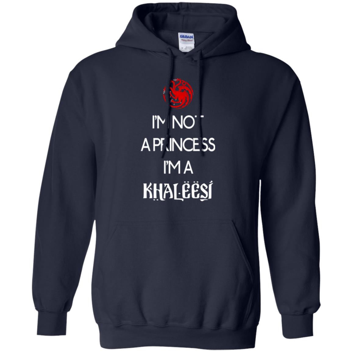 Sweatshirts Navy / Small Princess Khaleesi Pullover Hoodie