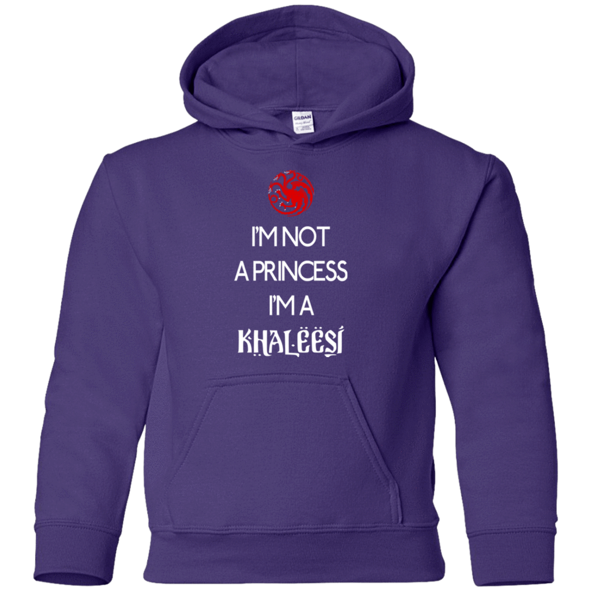 Sweatshirts Purple / YS Princess Khaleesi Youth Hoodie