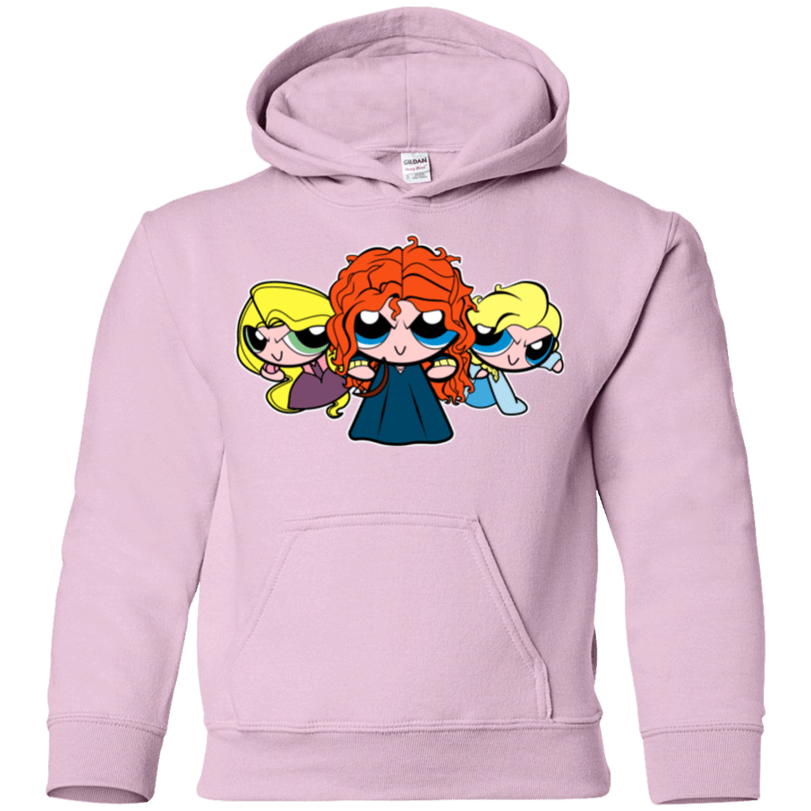 Sweatshirts Light Pink / YS Princess Puff Girls2 Youth Hoodie