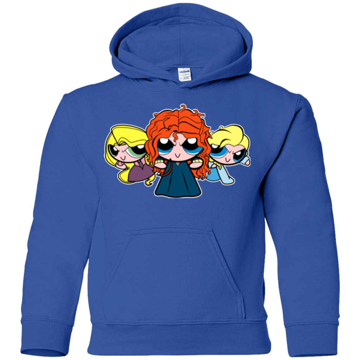 Sweatshirts Royal / YS Princess Puff Girls2 Youth Hoodie