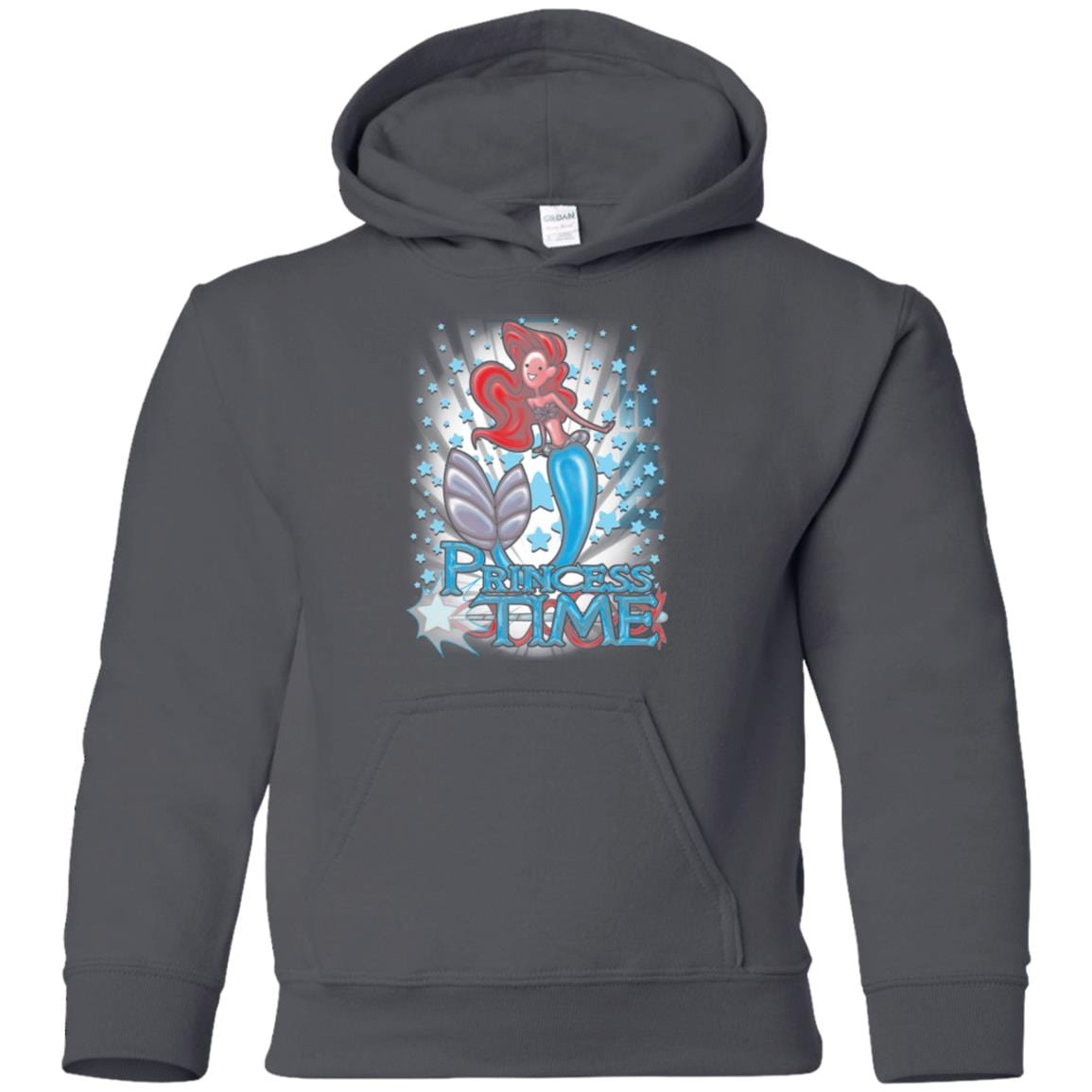 Sweatshirts Charcoal / YS Princess Time Ariel Youth Hoodie