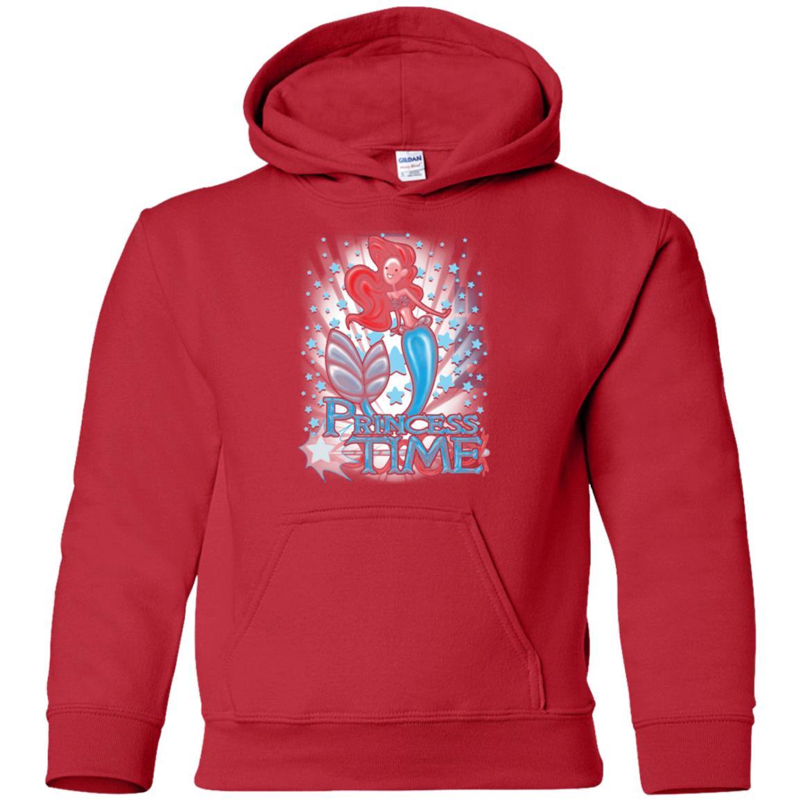 Sweatshirts Red / YS Princess Time Ariel Youth Hoodie